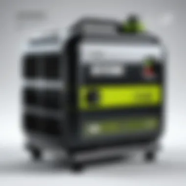 Key Features of Ryobi One+ Air Compressor Close-up view of the key features of Ryobi One+ Air Compressor