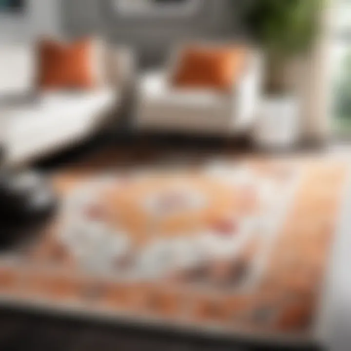 Stylish interior showcasing the Safavieh Madison Collection MAD600C area rug in a contemporary setting