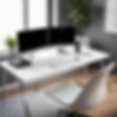 Stylish Modern Computer Desk Stylish modern computer desk