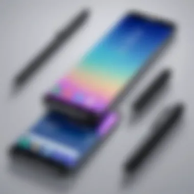 Compatibility of Samsung Galaxy S Pen Pro Diagram highlighting compatibility of Samsung Galaxy S Pen Pro with various Samsung devices