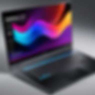 Display Performance of the Samsung Ultra Light Laptop Display performance of Samsung ultra light laptop with vibrant colors and clarity