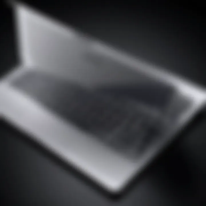 Sleek design of the Samsung ultra light laptop showcasing its modern aesthetics