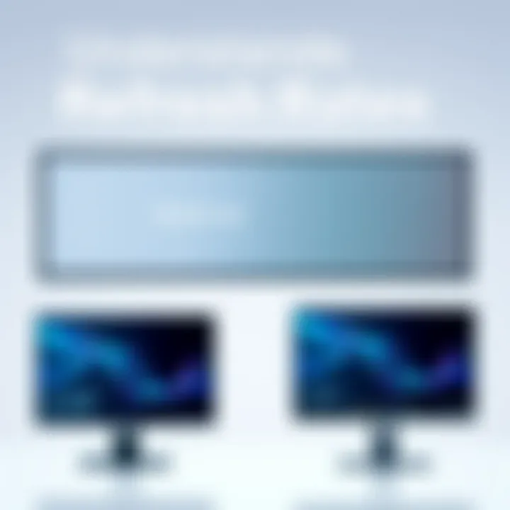 Understanding Refresh Rates Comparison of refresh rates in different monitors