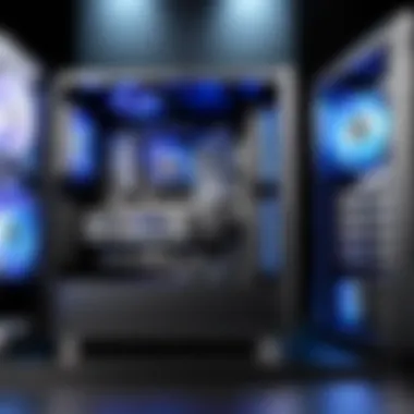 Interior view of a high-performance gaming PC showcasing advanced components