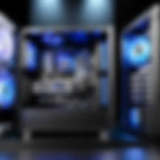 Interior view of a high-performance gaming PC showcasing advanced components