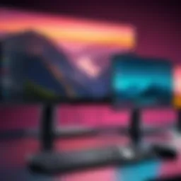 Diverse monitors suitable for Raspberry Pi
