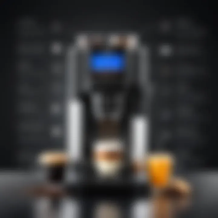 Diverse brewing options available on the Single Serve Ninja Coffee Bar