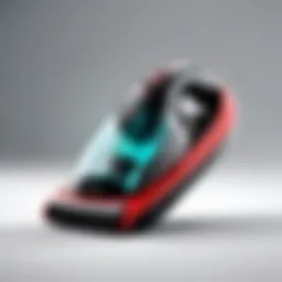 Compact handheld vacuum showcasing innovative design