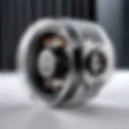 Smart curtain motor showcasing advanced technology