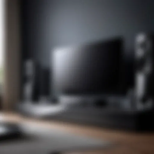 Sleek design of Sony's home theatre system