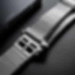 Close-up view of the Sunto Core watch band materials showcasing durability and texture.