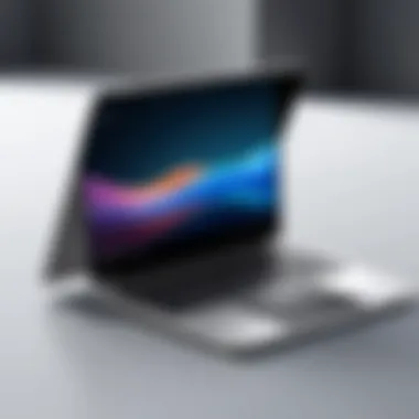 Aesthetic Impact of Surface Laptop Go Skins Comparison of a Surface Laptop Go with and without a skin highlighting aesthetic impact