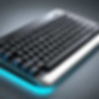 Infographic showcasing the technological advancements in Bluetooth keyboard design