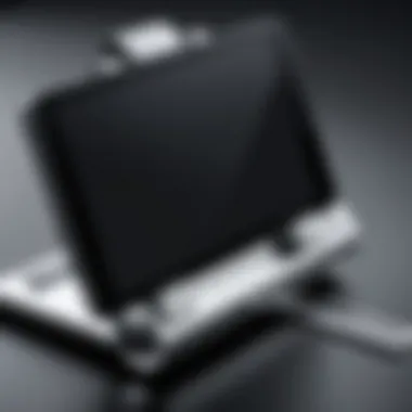 Key Features of Portable Tablet Holders Close-up of a tablet holder demonstrating key features such as adjustability and stability.