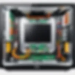 Disassembled TCL TV showcasing internal components