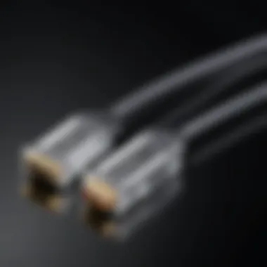 Technical Specifications of USB Null Modem Cables Diagram illustrating the technical specifications of USB null modem cables