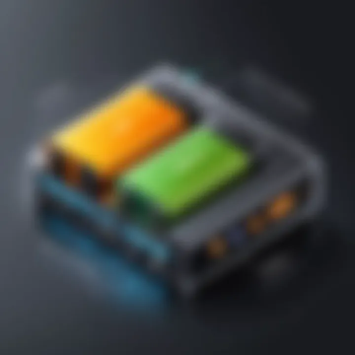 Infographic on battery pack efficiency