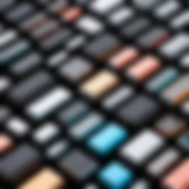 Diverse Designs of Battery Packs for iPhone Users Display of various battery pack designs
