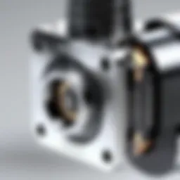 Close-up of precision tightening in a mechanical device