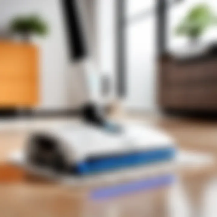 Close-up of Tineco FloorOne's advanced cleaning technology