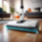 Tineco FloorOne showcasing its dual functionality of vacuuming and washing