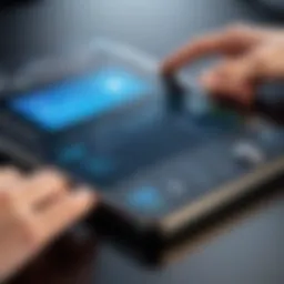 Illustration of touchpad technology mechanisms