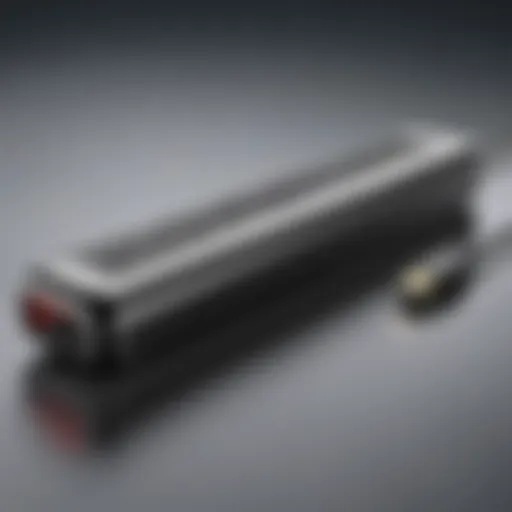 A TowMate light bar charger showcasing its sleek design and advanced technology.