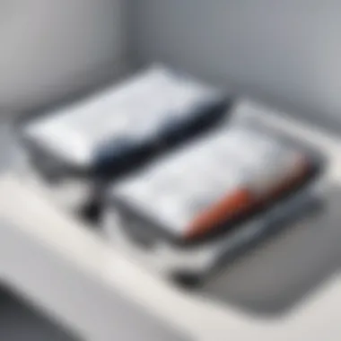 Simplifying Travel Packing with Hefty Space Bags Travel scenario with hefty space bags simplifying packing.
