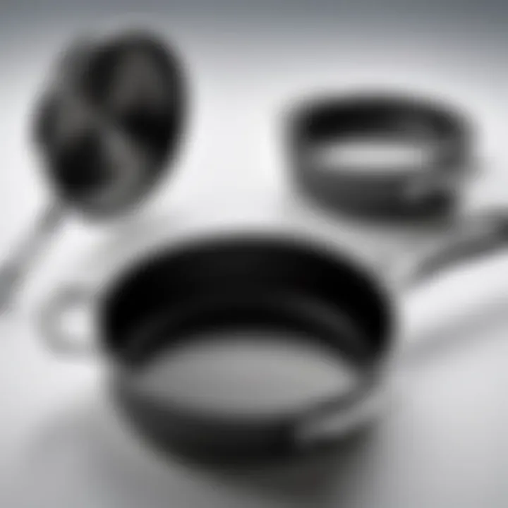 Close-up of Trudeau cookware materials and finishes