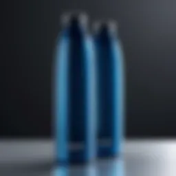 Tupperware large eco water bottle showcasing its sleek design