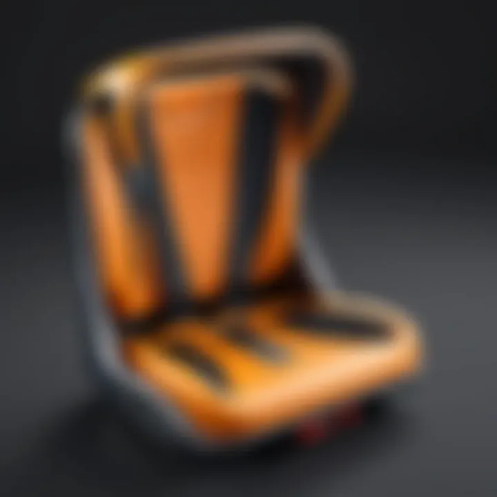 Various types of pet car seat extenders displayed