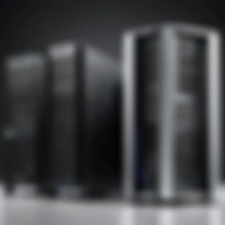 Overview of various computer tower sizes