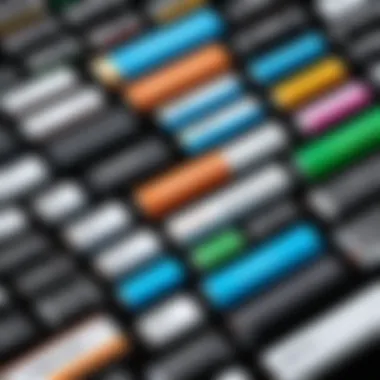 Diverse Brands of Laptop Batteries Different laptop battery brands