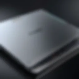 A sleek design of a cyber laptop showcasing advanced technology.