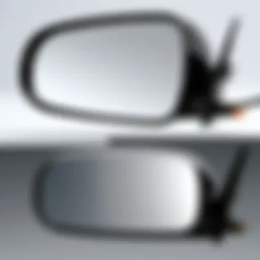 Replacement Options for Dodge Caravan Side Mirrors Options for replacing a Dodge Caravan side mirror depicted in a comparative chart