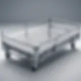 Durable heavy duty cot showcasing robust construction