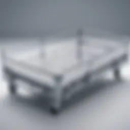 Durable heavy duty cot showcasing robust construction