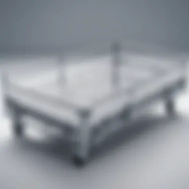 Durable heavy duty cot showcasing robust construction