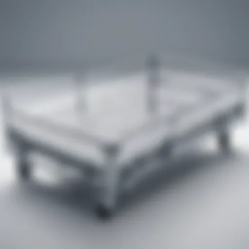 Durable heavy duty cot showcasing robust construction