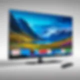 A Samsung TV showcasing memory stick compatibility