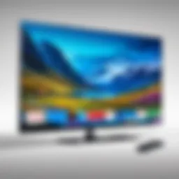 A Samsung TV showcasing memory stick compatibility