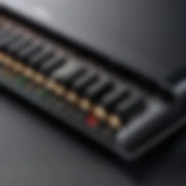MIDI Interface with Input and Output Ports MIDI interface showcasing various input and output ports