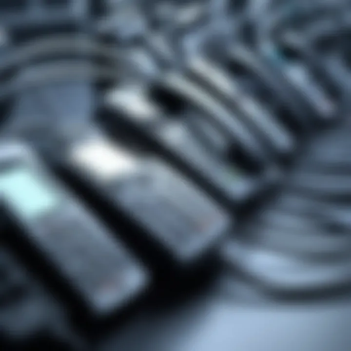 A business setting featuring multi-line corded phones in action, illustrating efficiency.