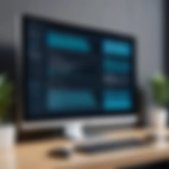 Installation guide for a privacy screen on a monitor