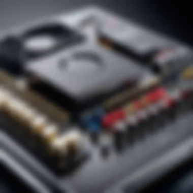 Audio Components of a Single Deck Stereo Close-up of audio components within a single deck stereo