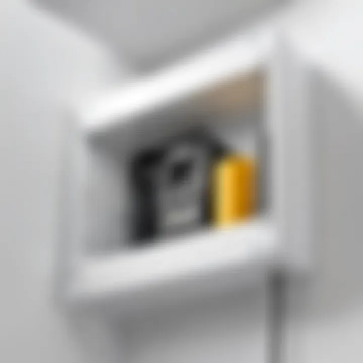 A diagram showing proper installation techniques for wall brackets.