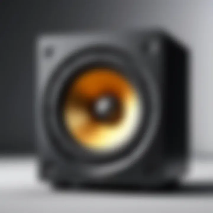 A graphic illustrating the impact of speaker placement on sound quality.