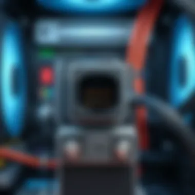 Molex connector in a computer power supply setup