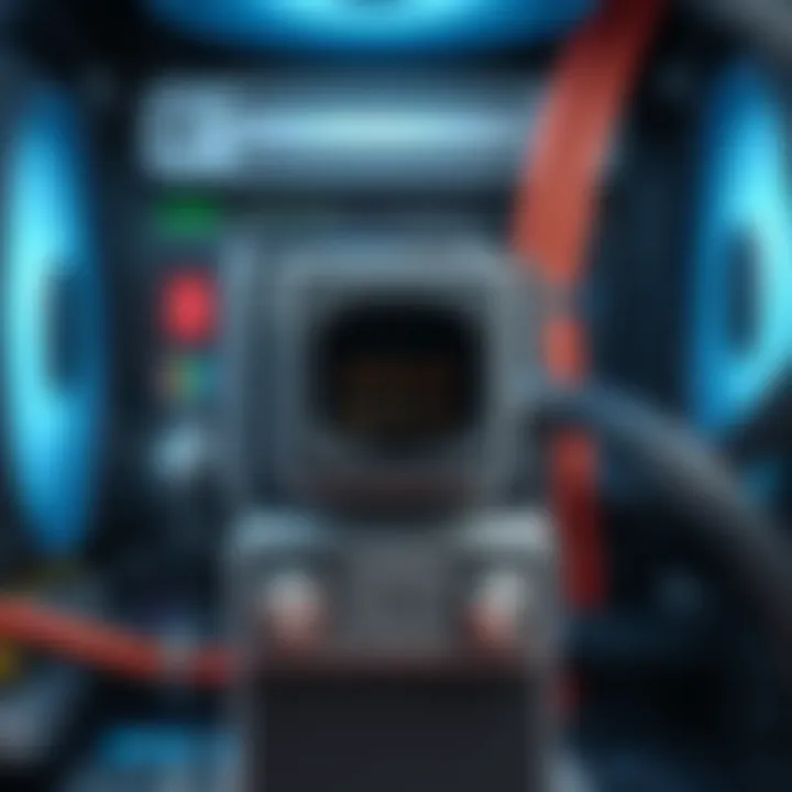 Molex connector in a computer power supply setup