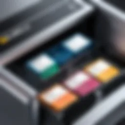 A close-up view of an open Alliances Booster Box revealing card packs